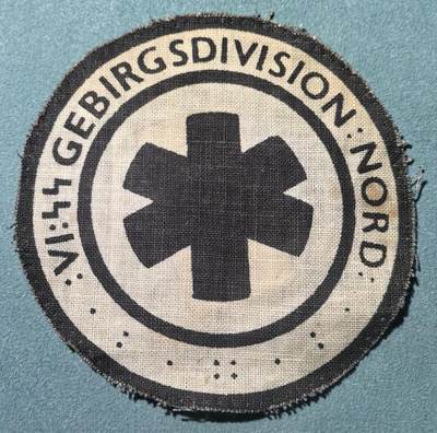 盛世勋华——号角文化勋章邮票专场拍卖第311期 - 德国（1939）武装党卫军第6山地师“北方”布质臂章 极为少见 贵重藏品 真假自辨