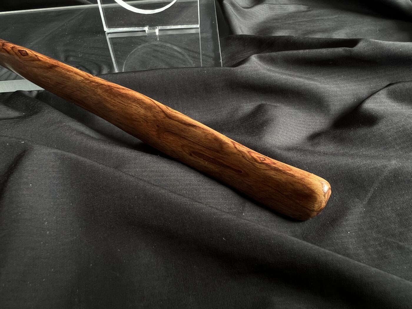 零元拍：NO.9海南黄花梨随形文玩把玩棍，尺寸约：46.5/2/3CM