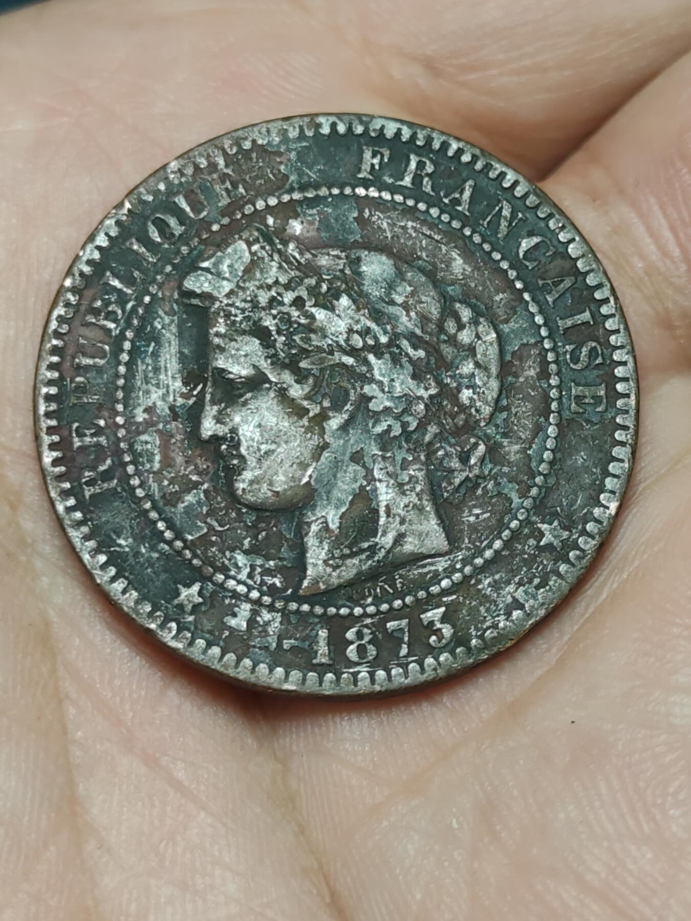 2026年第三十九场(总第二百零八场）外国好品散币场(免佣金) 法兰西第三共和国1873年10生丁(第一版，A标巴黎造)