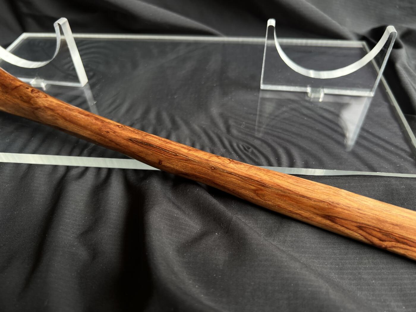 零元拍：NO.9海南黄花梨随形文玩把玩棍，尺寸约：46.5/2/3CM