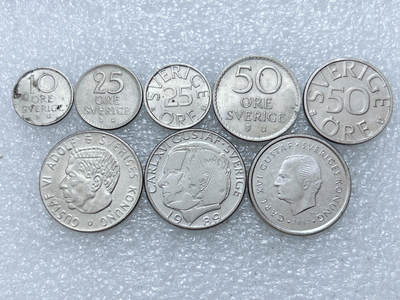 第一海外回流一元起拍收藏 散集专场  第310期 - 瑞士硬币 8枚