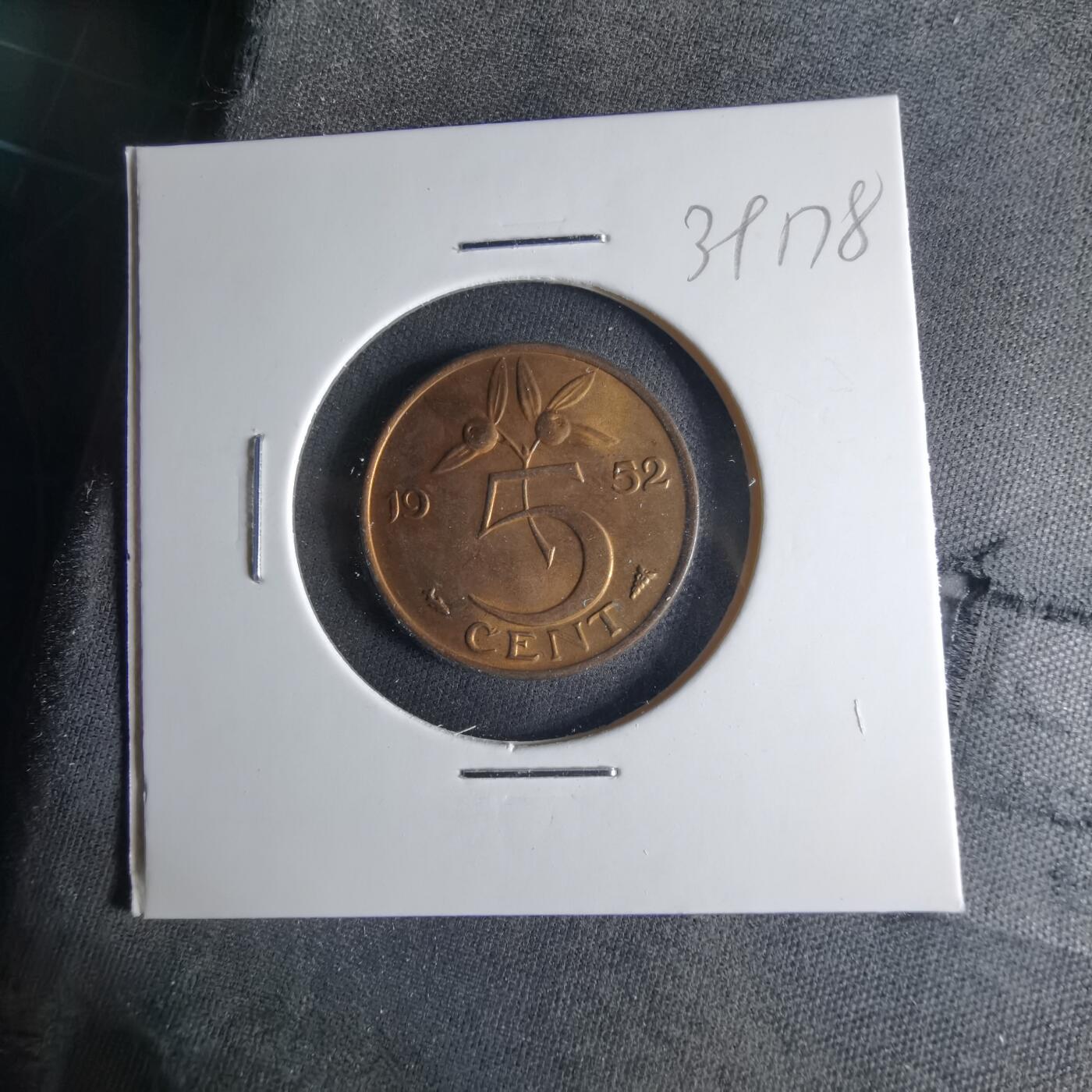 沼泽如烟--第1039场 荷兰1952年五分