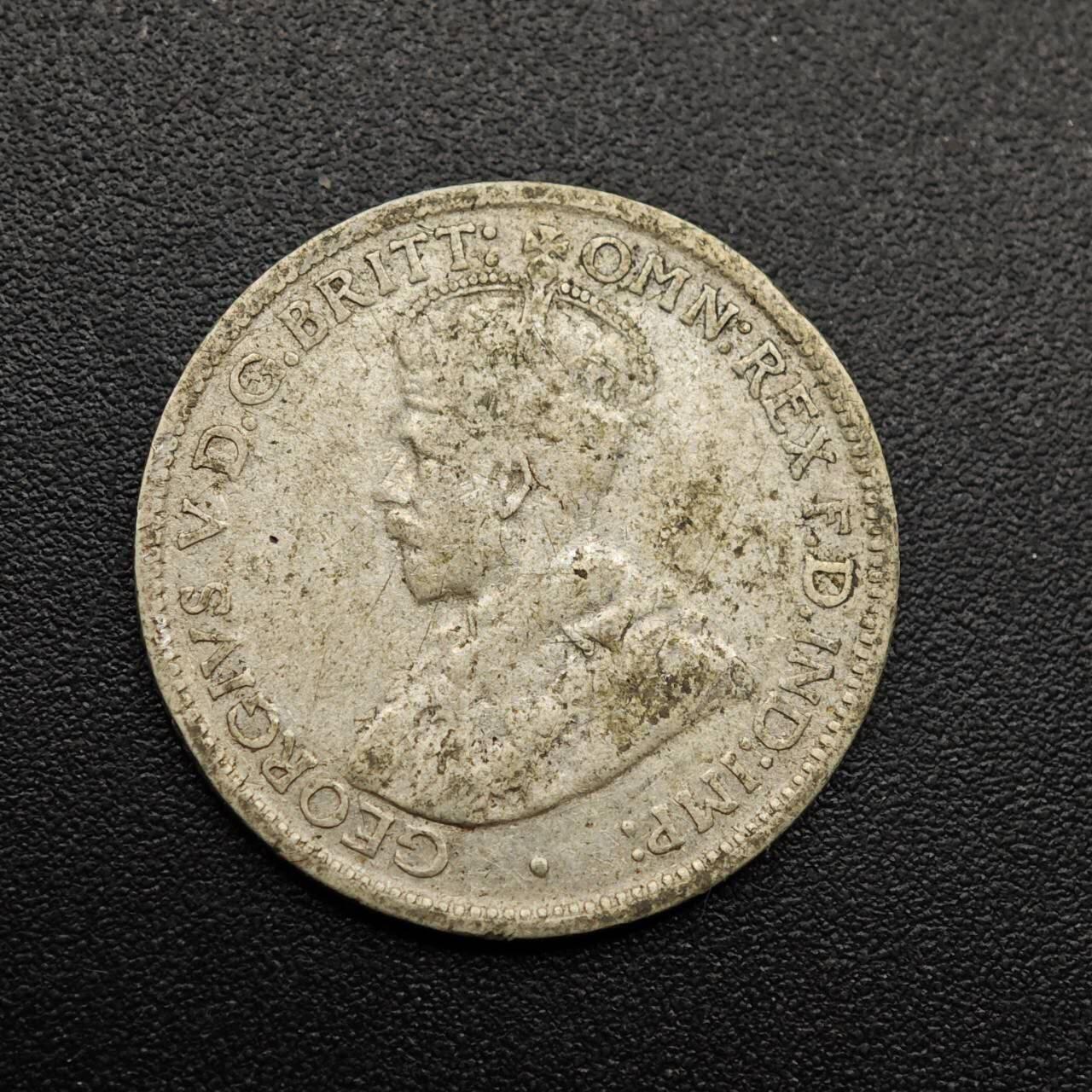 【淘币小摊】实时拍第八百八十六拍   散币场    每周一统一发货 澳大利亚1936年乔治五世6便士银币