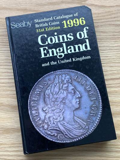 《竞宝斋》第476场 周日，周一 2场连拍 （全场包邮）欢迎送拍 - 英国硬币标准目录第31版1996年英格兰和联合王国硬币书精装版 细节见图 重0.7公斤
