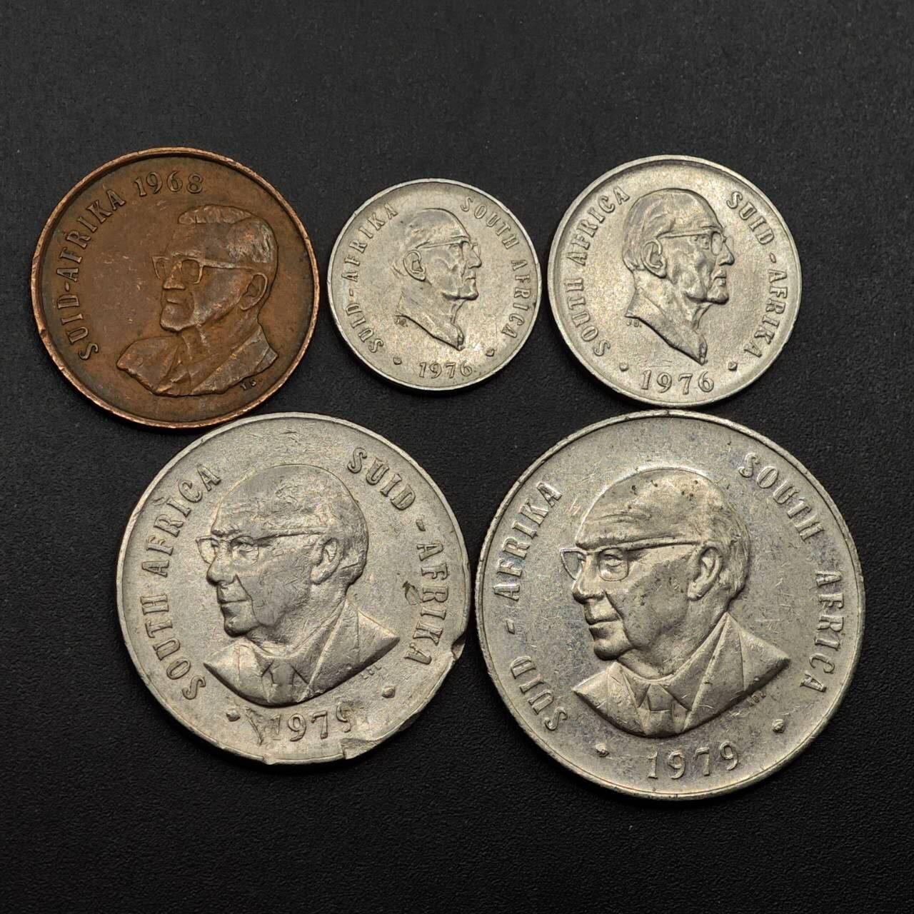 【淘币小摊】实时拍第八百八十六拍   散币场    每周一统一发货 南非5枚