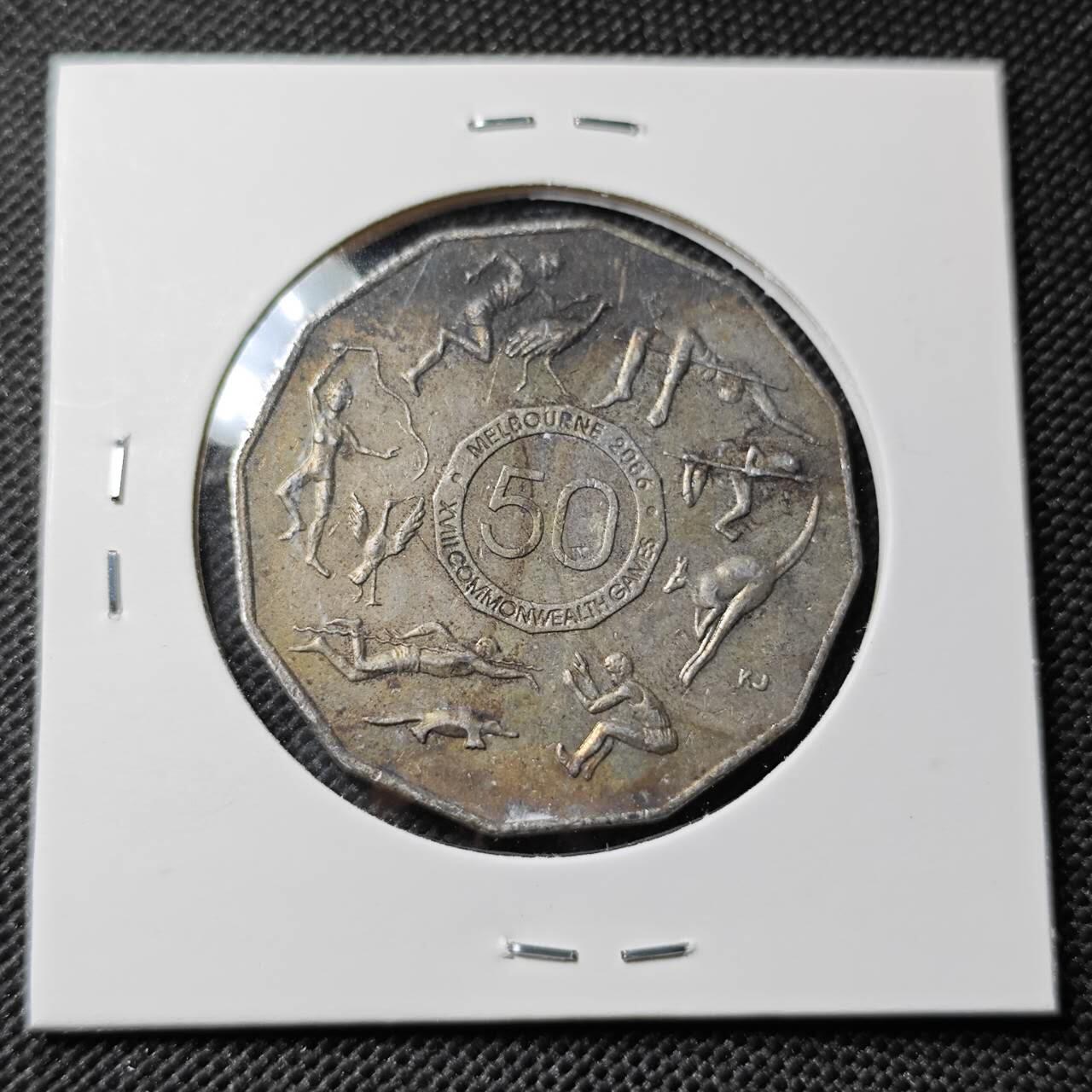 KK钱币收藏小铺  第412期 2月预留时间 周末发货 2005澳大利亚50分纪念币