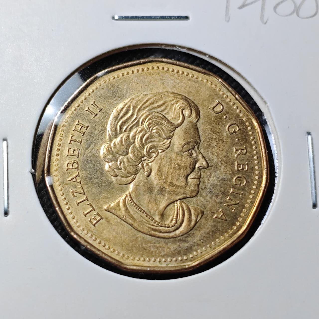 KK钱币收藏小铺  第412期 2月预留时间 周末发货 2006加拿大1元 奥运主题纪念币