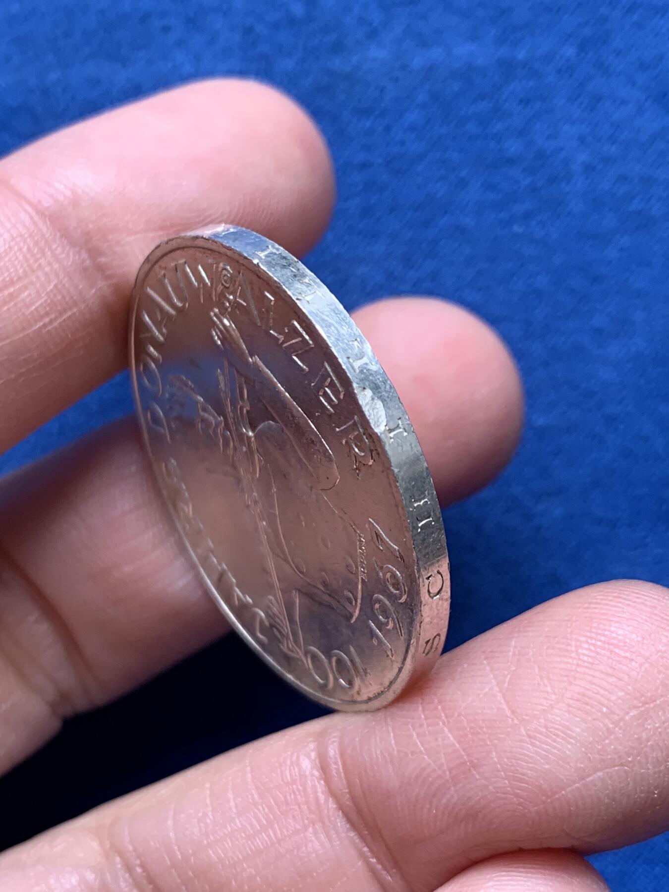 《竞宝斋》第476场 周日，周一 2场连拍 （全场包邮）欢迎送拍 奥地利1967年蓝色多瑙河圆舞曲百年纪念50先令纪念银币，光度不错，20克，900银