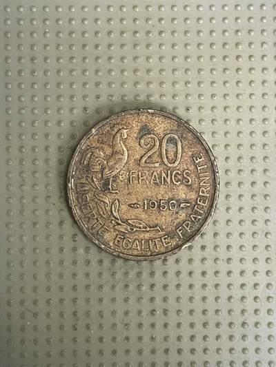 2026年第41场各国散币拍卖（总第191场） - 法国1950年20法郎