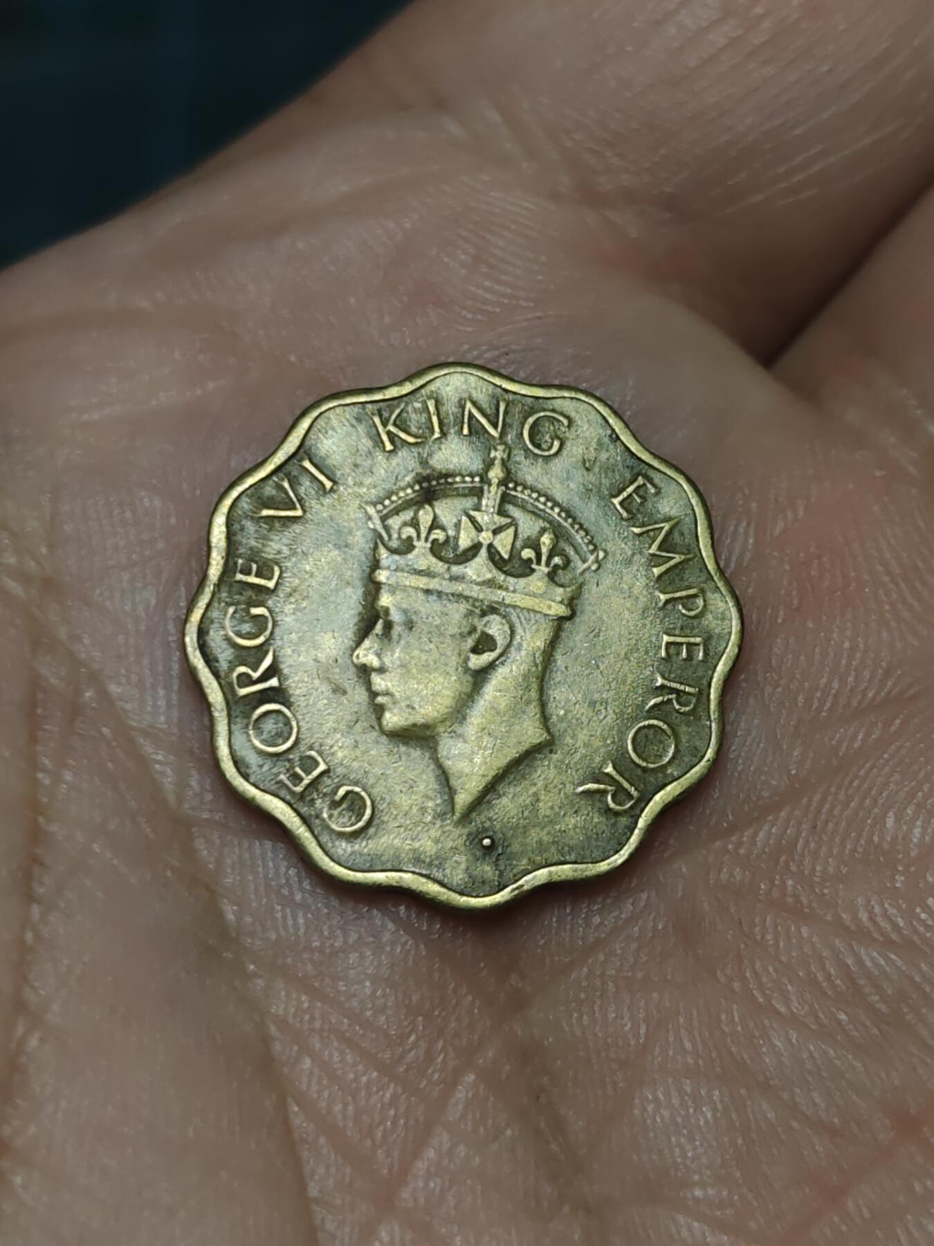 2026年第三十九场(总第二百零八场）外国好品散币场(免佣金) 英属印度1944年1安娜(乔治六世时期第三版，b版孟买造)