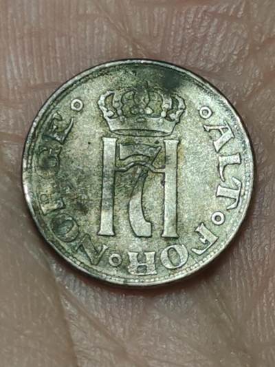 2026年第三十九场(总第二百零八场）外国好品散币场(免佣金) - 少见挪威🇳🇴1918年10欧尔银币(哈康七世第一版，400银)