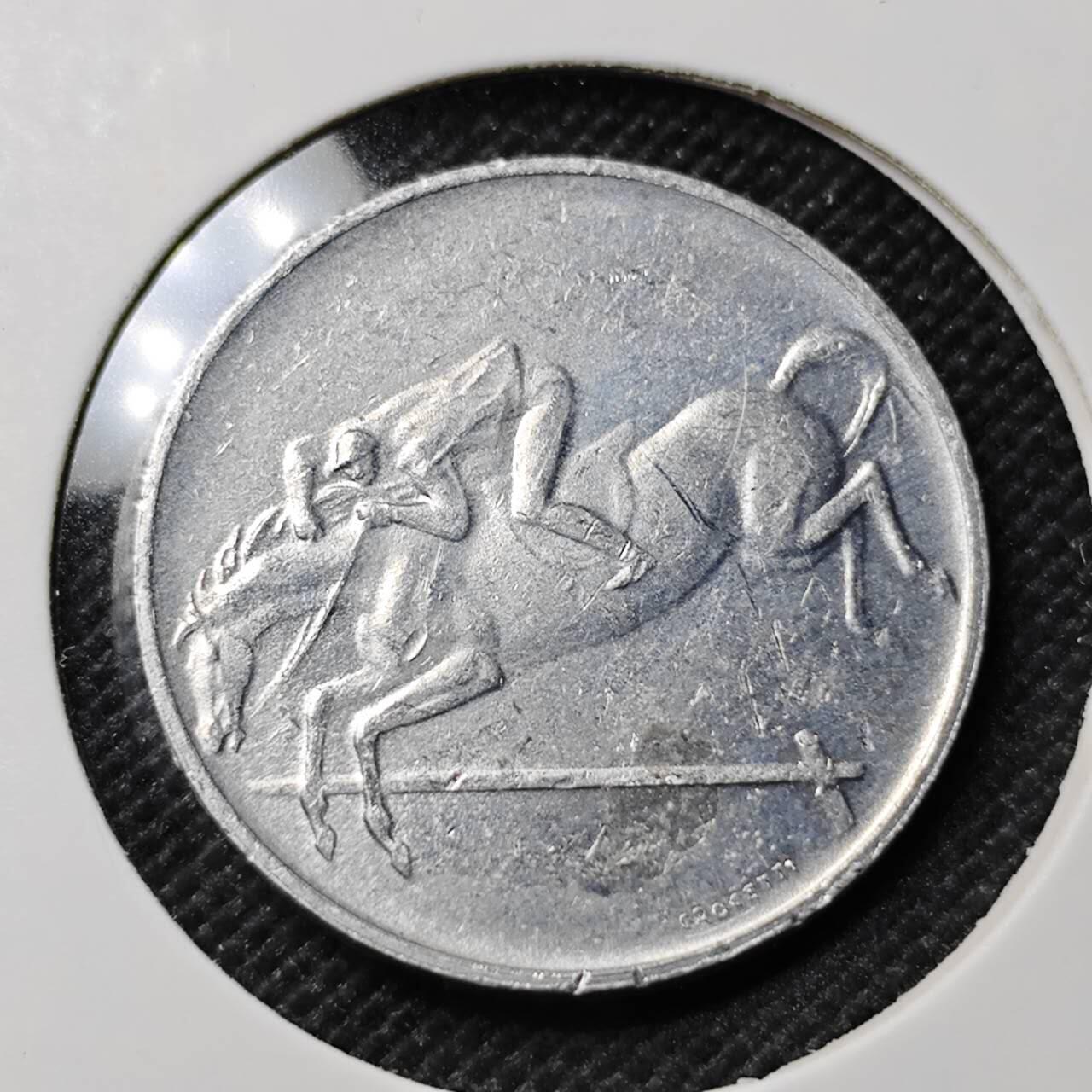 KK钱币收藏小铺  第412期 2月预留时间 周末发货 1980圣马力诺10里拉 奥运主题