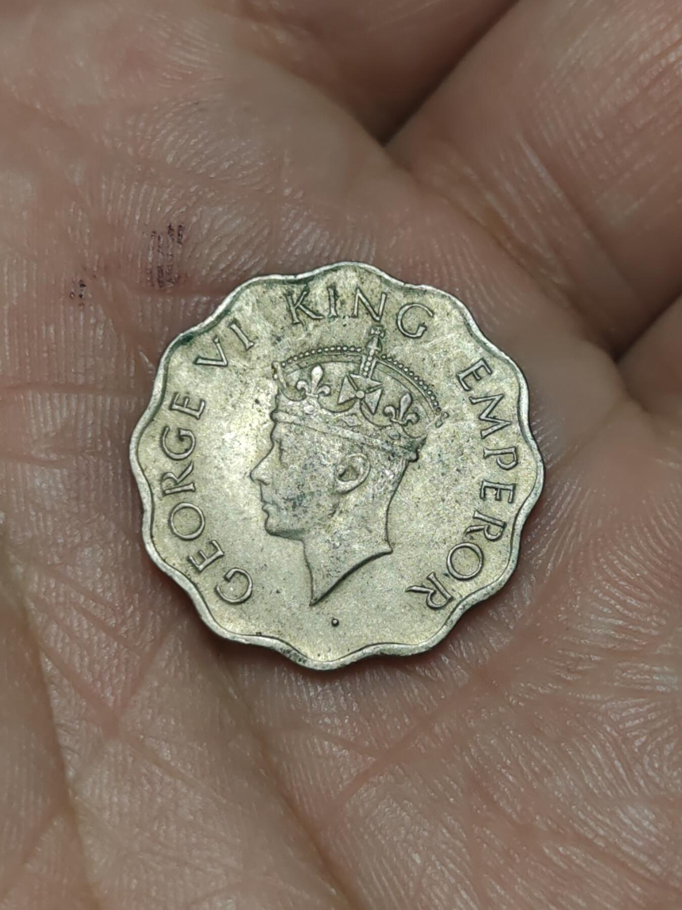 2026年第三十九场(总第二百零八场）外国好品散币场(免佣金) 英属印度1946年1安娜(乔治六世时期第五版，首发年，c版加尔各答造)