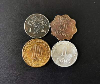 零零发外国硬币拍卖 无佣金 - 越南早期一组
