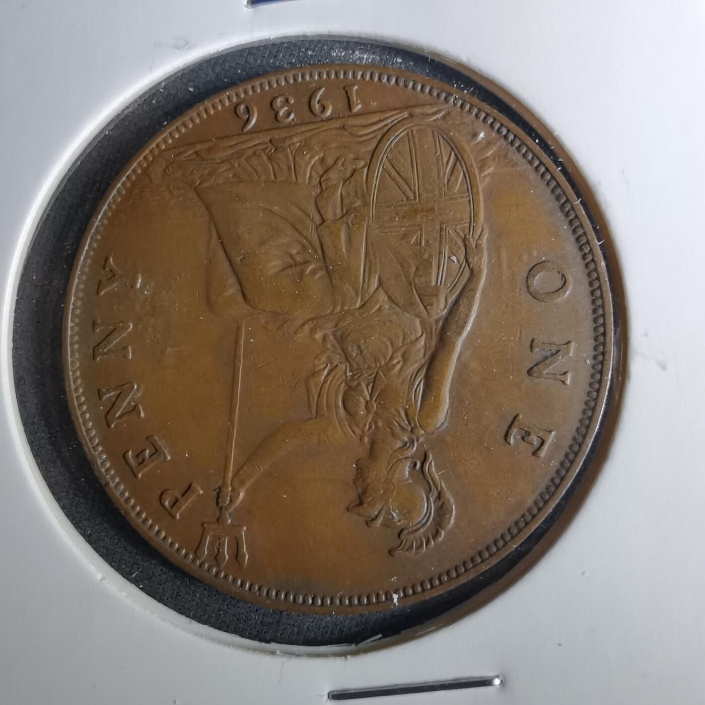 沼泽如烟--第1039场 英国1936年1便士