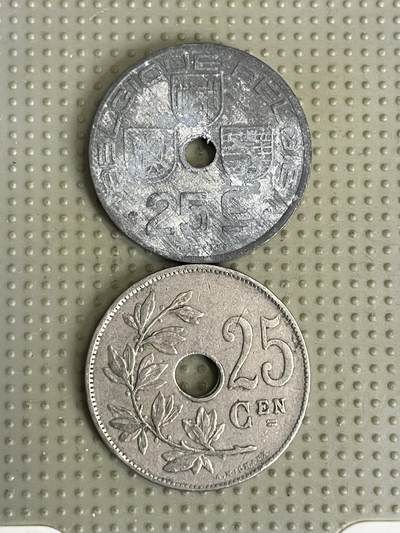 2026年第41场各国散币拍卖（总第191场） - 比利时25分2枚