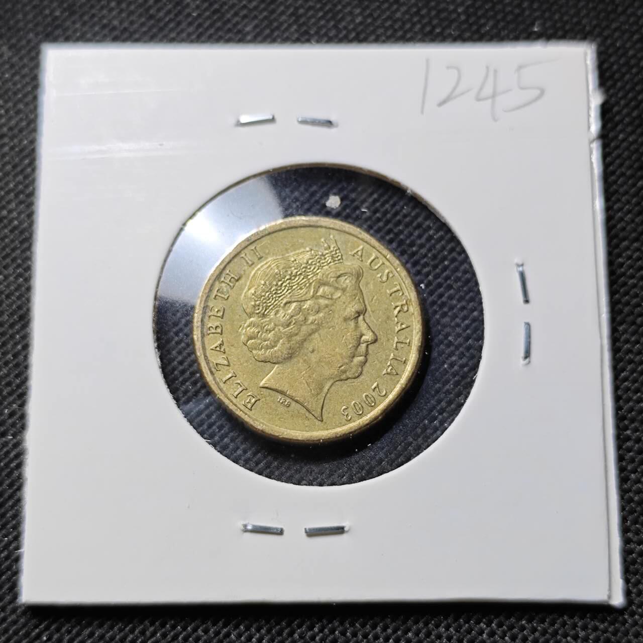 KK钱币收藏小铺  第412期 2月预留时间 周末发货 2003澳大利亚土著人2元 