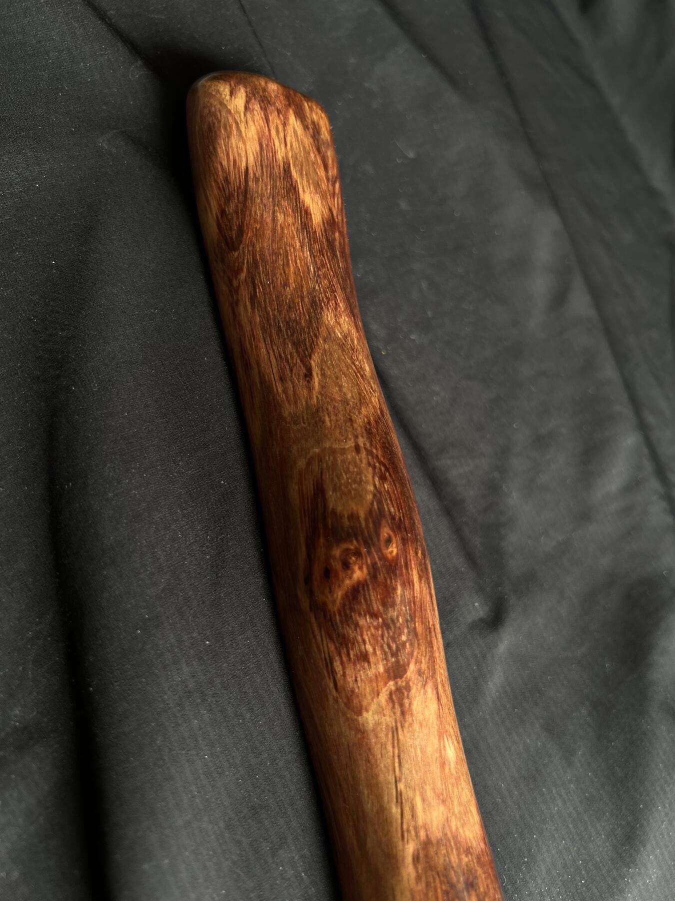 零元拍：NO.11海南黄花梨随形文玩把玩棍，尺寸约：23.5/3.3/3CM