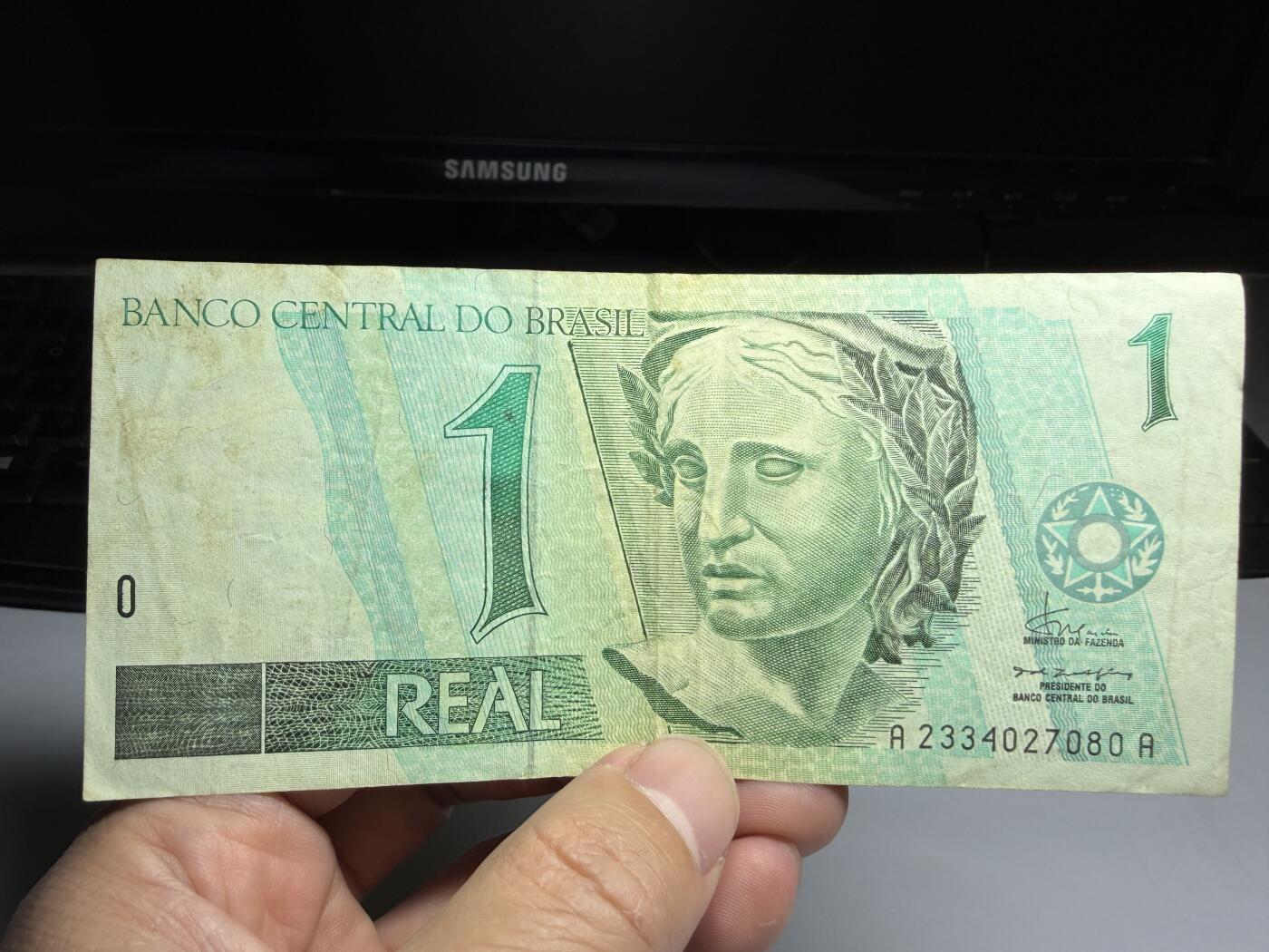 2026年集古藏今外币拍卖第三期-第10场—（总第320拍-纸币专场），本期拍完结算一次，发货时间2-3天，休息几天后继续新的一期拍卖。 1994年巴西1雷亚尔