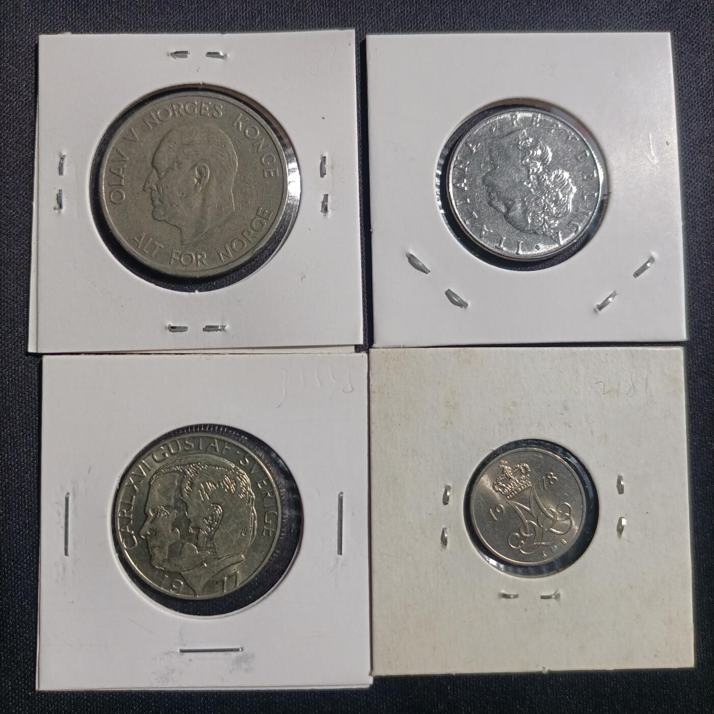 【游宝包邮场】马年第17期 精品单钞场 周日截拍 好品硬币 4枚