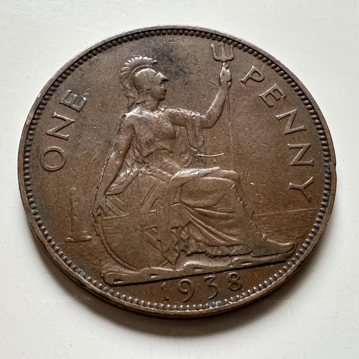 🌹外币初藏🌹🐯2026年第35场   每周二四六晚8️⃣点 接代拍 英国1938年一便士 c