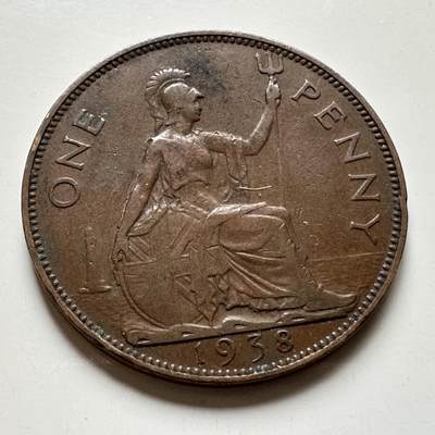 🌹外币初藏🌹🐯2026年第35场   每周二四六晚8️⃣点 接代拍 - 英国1938年一便士 c