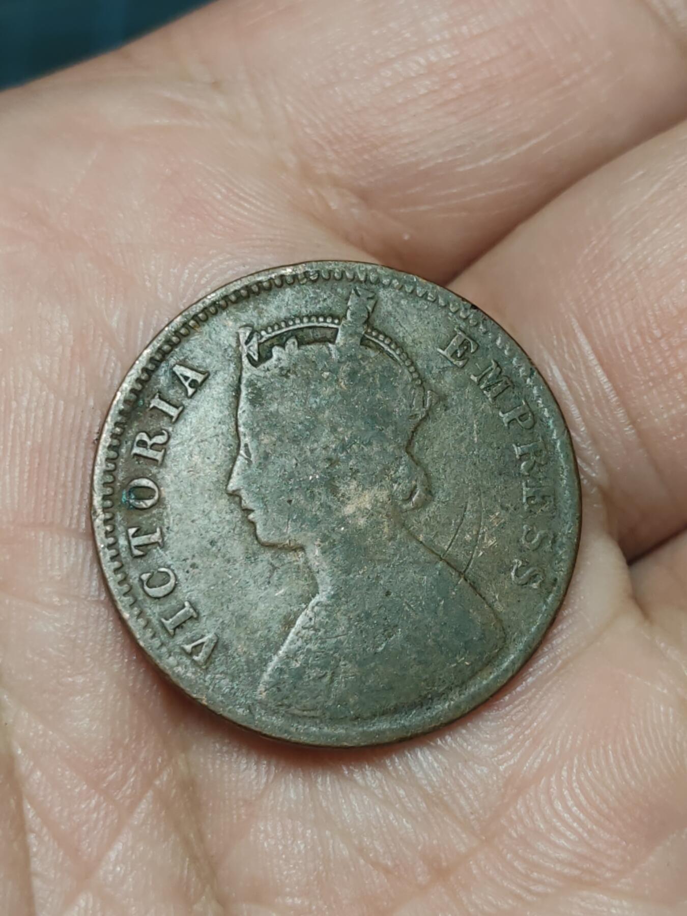 2026年第三十九场(总第二百零八场）外国好品散币场(免佣金) 英属印度1893年1/4安娜(维多利亚女王中年带冠第二版)