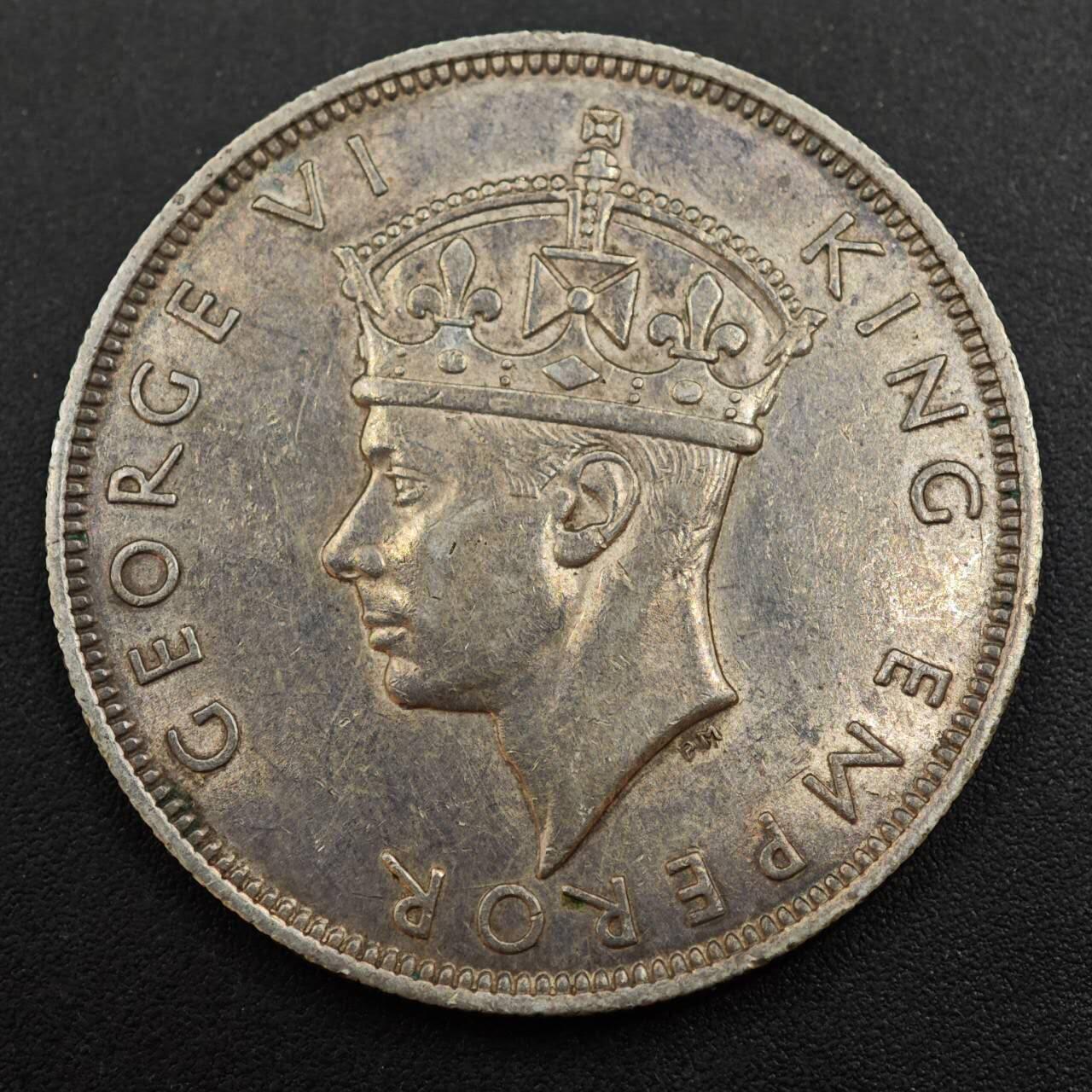 【淘币小摊】实时拍第八百八十五拍   小银币场    每周一统一发货 南罗德西亚1940年乔治六世半克朗银币