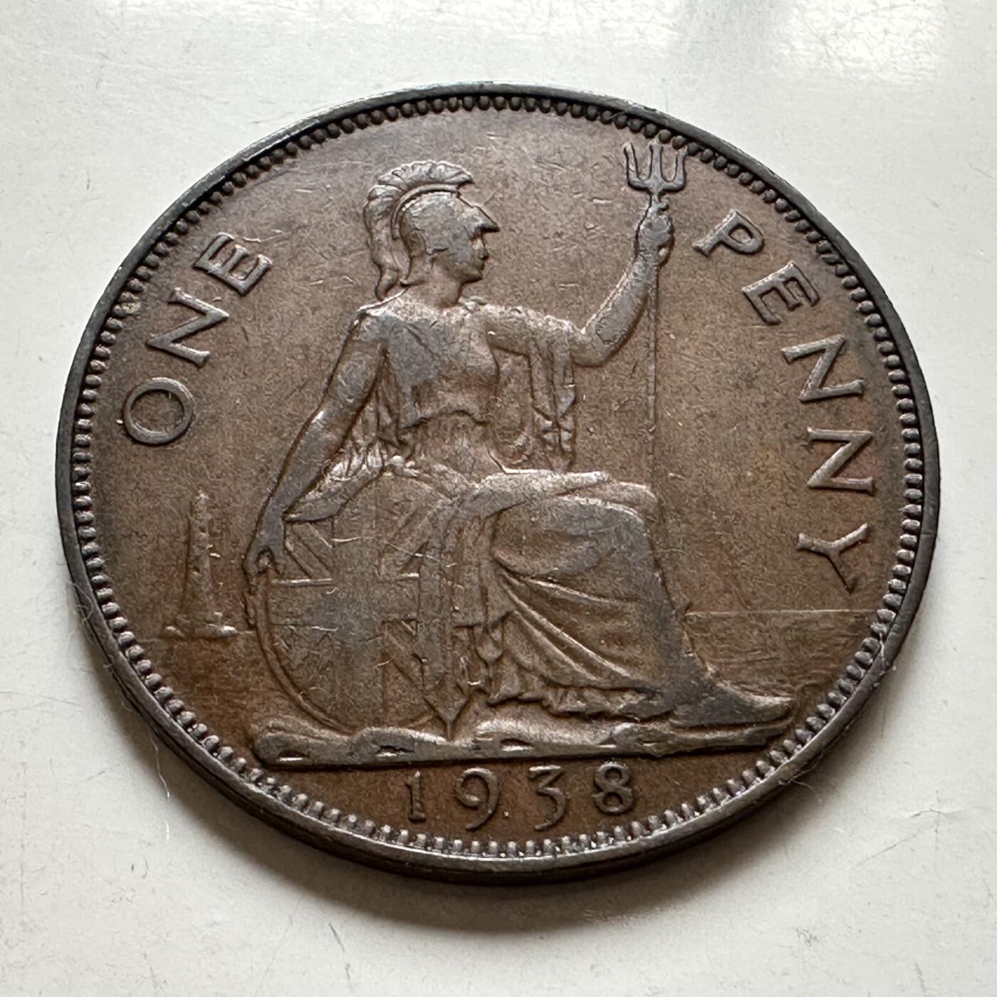 🌹外币初藏🌹🐯2026年第35场   每周二四六晚8️⃣点 接代拍 英国1938年一便士 a