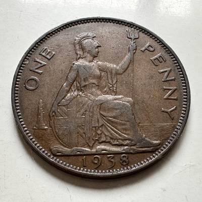 🌹外币初藏🌹🐯2026年第35场   每周二四六晚8️⃣点 接代拍 - 英国1938年一便士 a