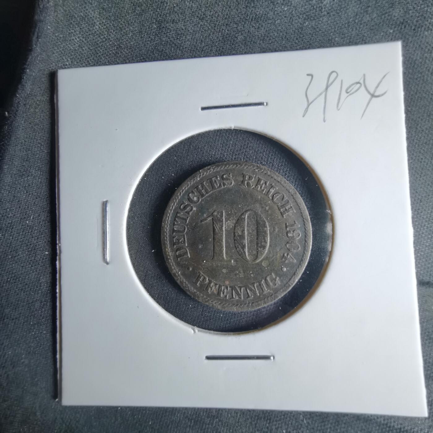 沼泽如烟--第1039场 德国1904年10芬尼