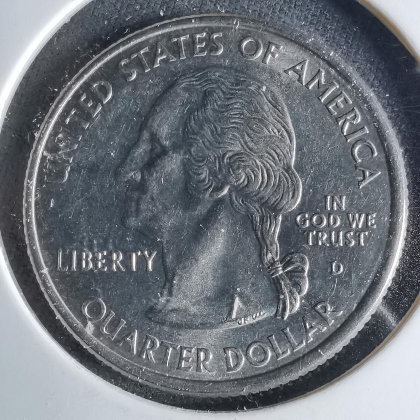 沼泽如烟--第1039场 美国2000年25美分