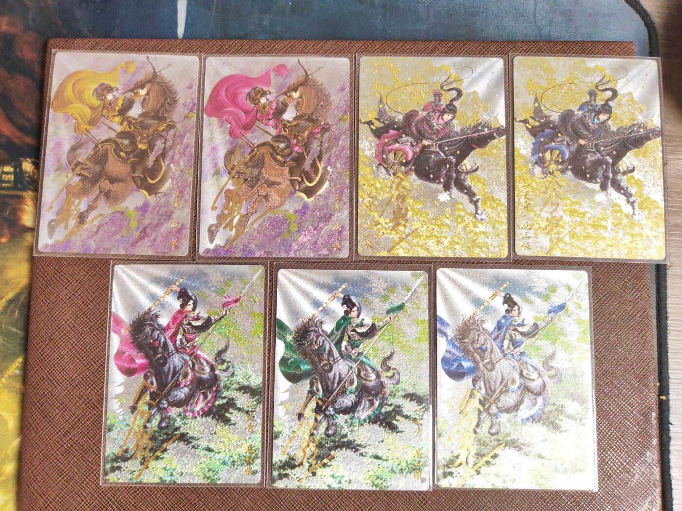 阳大大卡牌拍卖第107期（持续收拍品，周五晚上九点截拍，进群福利早知道） 【亲签谷粒三娘】卡德曼 谷粒忠义水浒 红编三娘亲签7张 新出版本 集齐不易