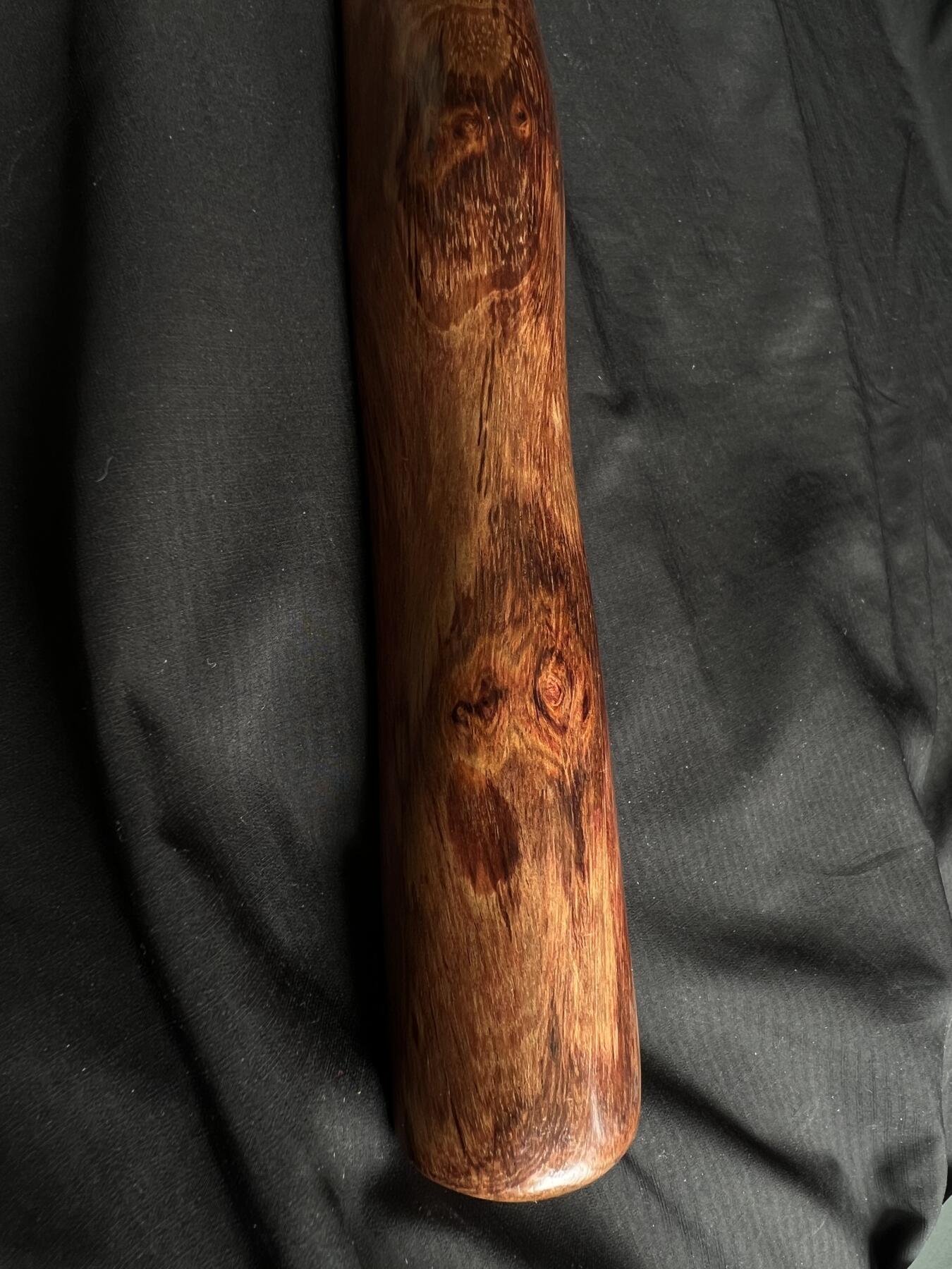 零元拍：NO.11海南黄花梨随形文玩把玩棍，尺寸约：23.5/3.3/3CM