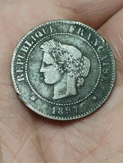2026年第三十九场(总第二百零八场）外国好品散币场(免佣金) - 法兰西第三共和国1897年5生丁(第一版，A标巴黎造)