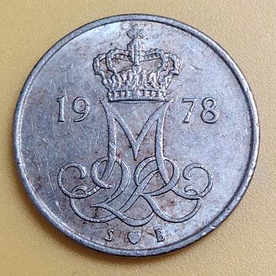 布加迪🐬～世界钱币(上海)🌾第 286 期 /  各国套币和散币 - 丹麦🇩🇰 1978年 10奥尔