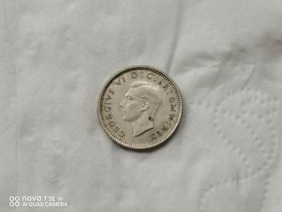 银币 - 1941年英国三便士小银币