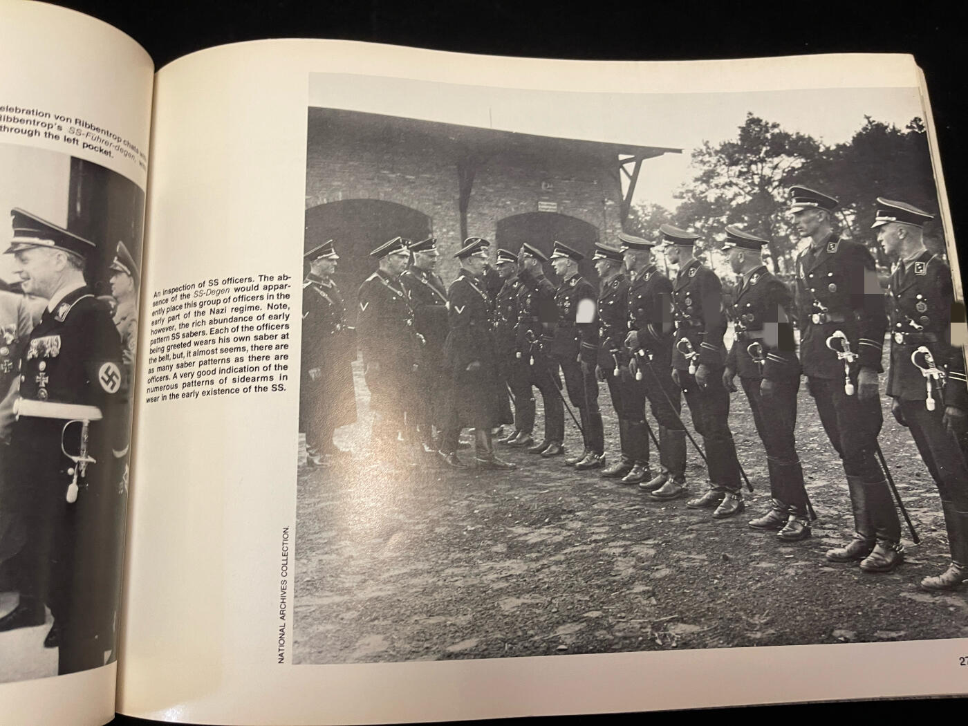 专场 德国二战时期刀剑佩戴图册 64页 很多少见组织佩刀实带图片