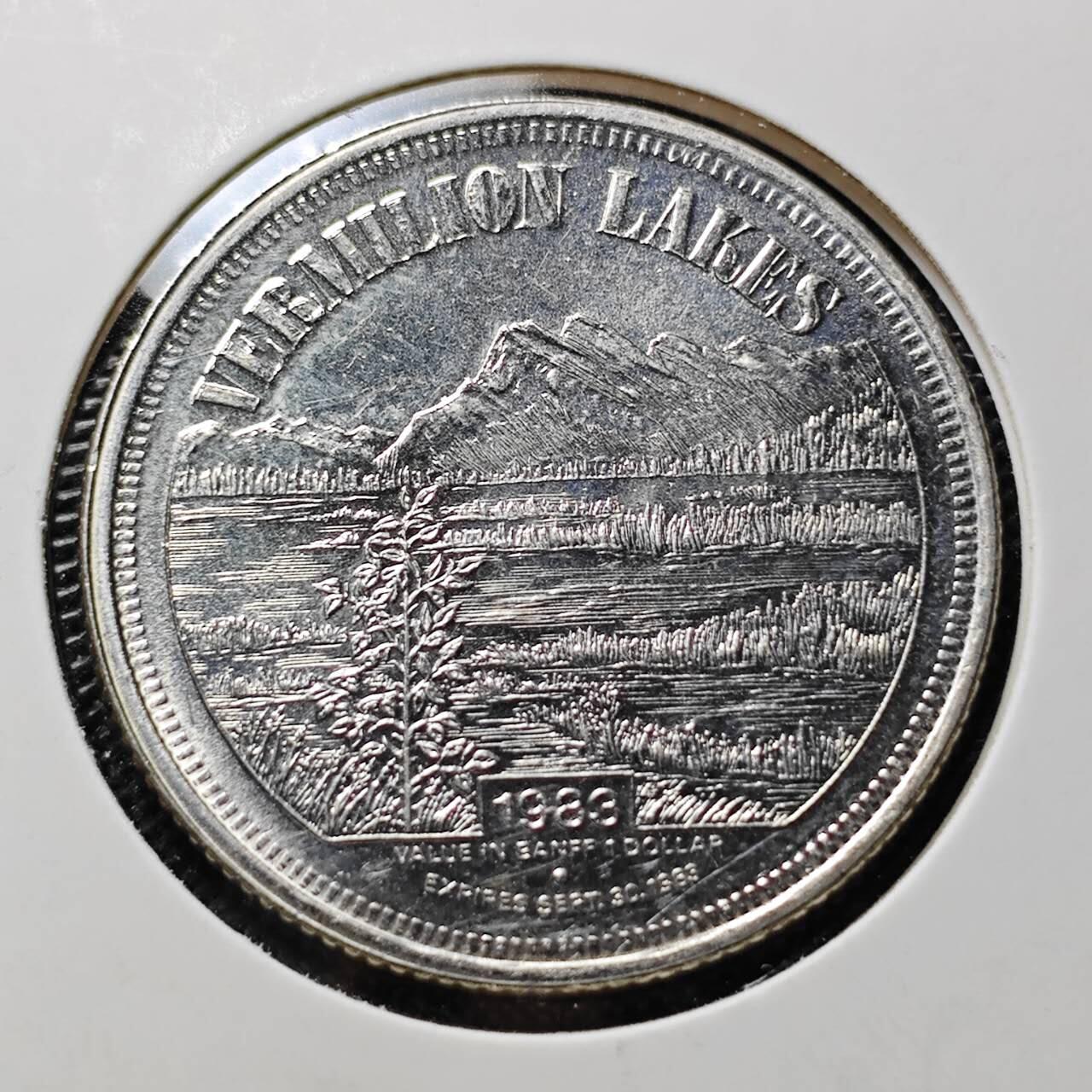 KK钱币收藏小铺  第412期 2月预留时间 周末发货 1983加拿大1元 代币