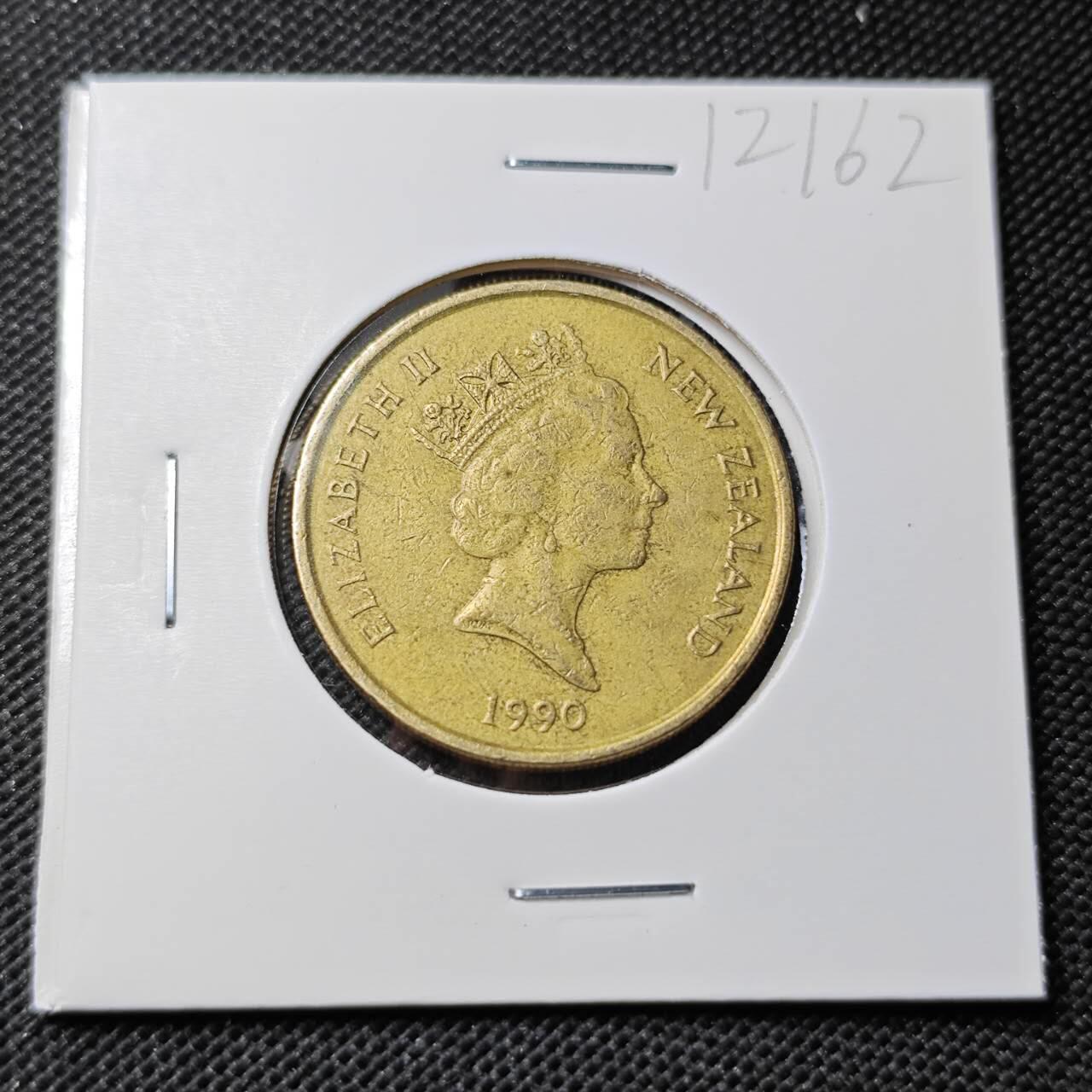KK钱币收藏小铺  第412期 2月预留时间 周末发货 1990新西兰2元