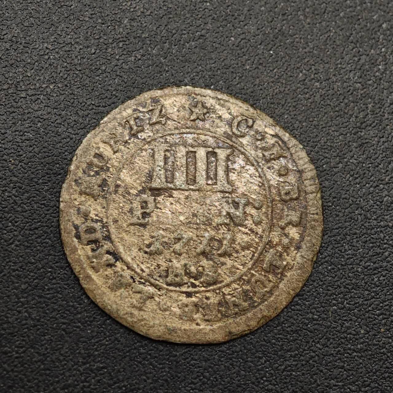 【淘币小摊】实时拍第八百八十五拍   小银币场    每周一统一发货 德国布伦瑞克1771年4芬妮跃马银币