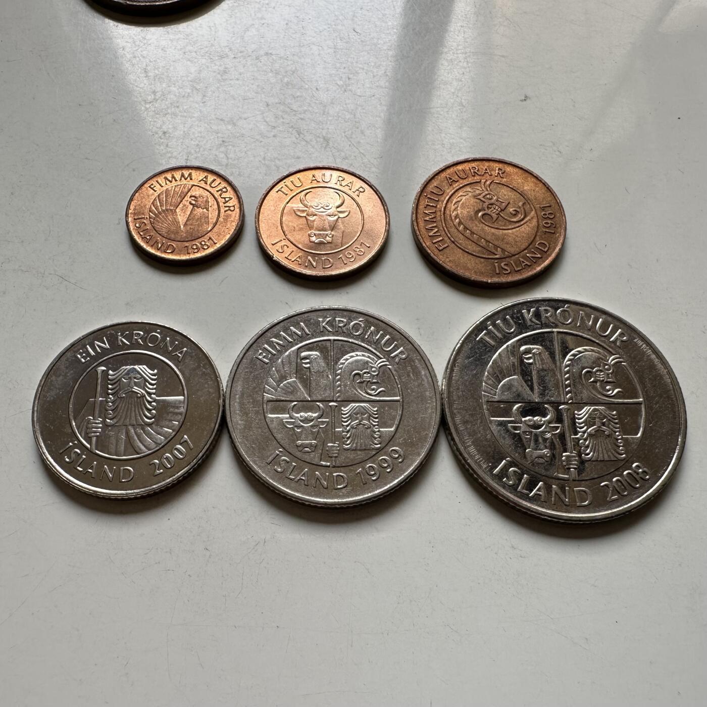 🌹外币初藏🌹🐯2026年第35场   每周二四六晚8️⃣点 接代拍 冰岛六枚套