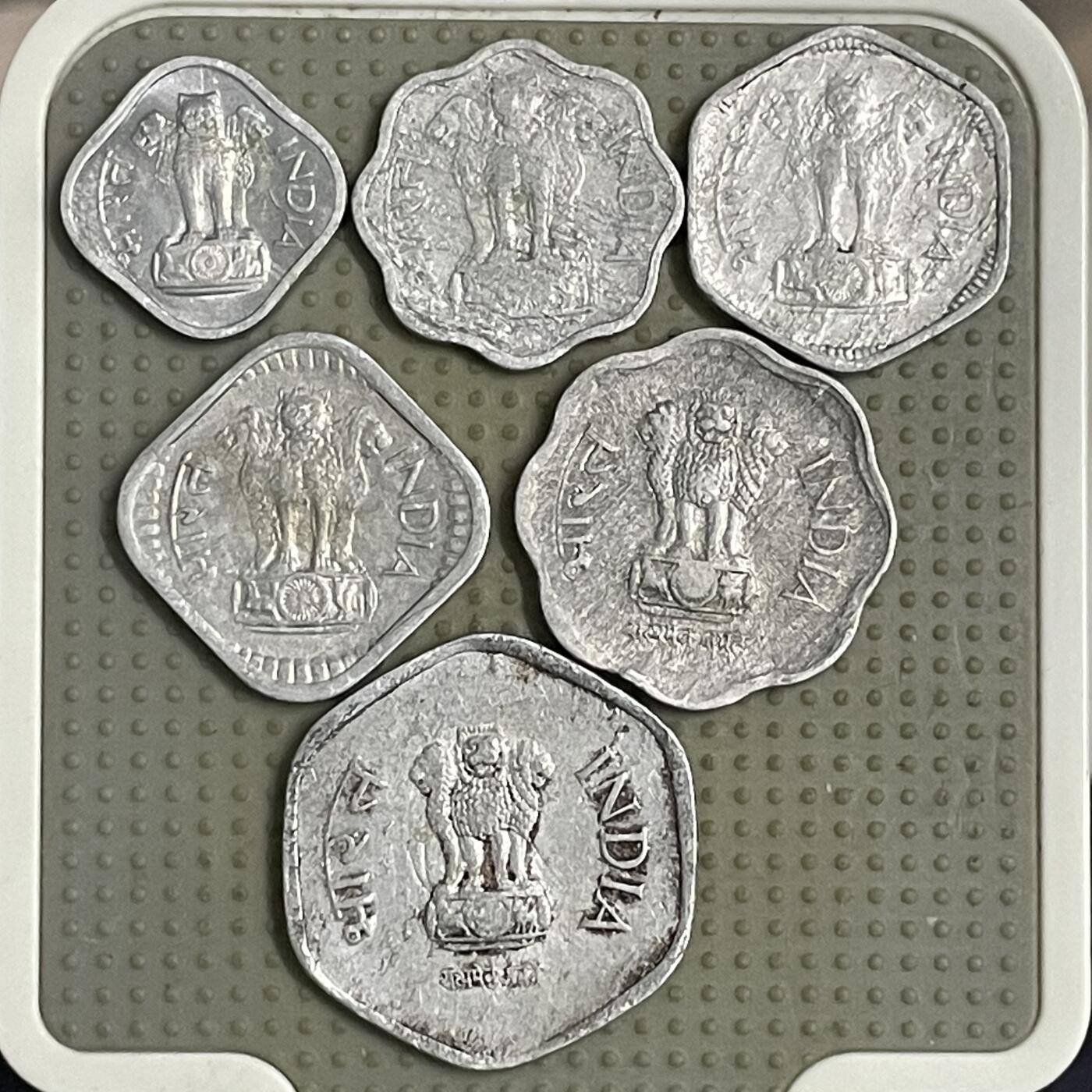 2026年第40场各国散币拍卖（总第190场） 印度铝币6枚