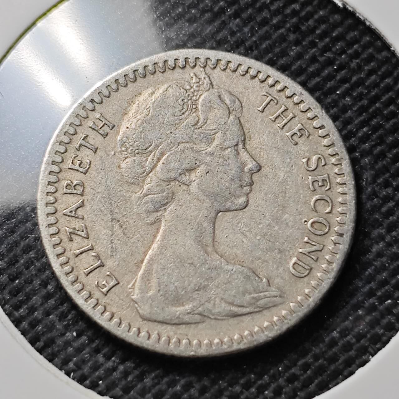 KK钱币收藏小铺  第412期 2月预留时间 周末发货 1964英属罗得西亚6便士