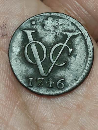 2026年第三十九场(总第二百零八场）外国好品散币场(免佣金) - 荷属东印度1746年1杜伊特(荷兰盾徽版)