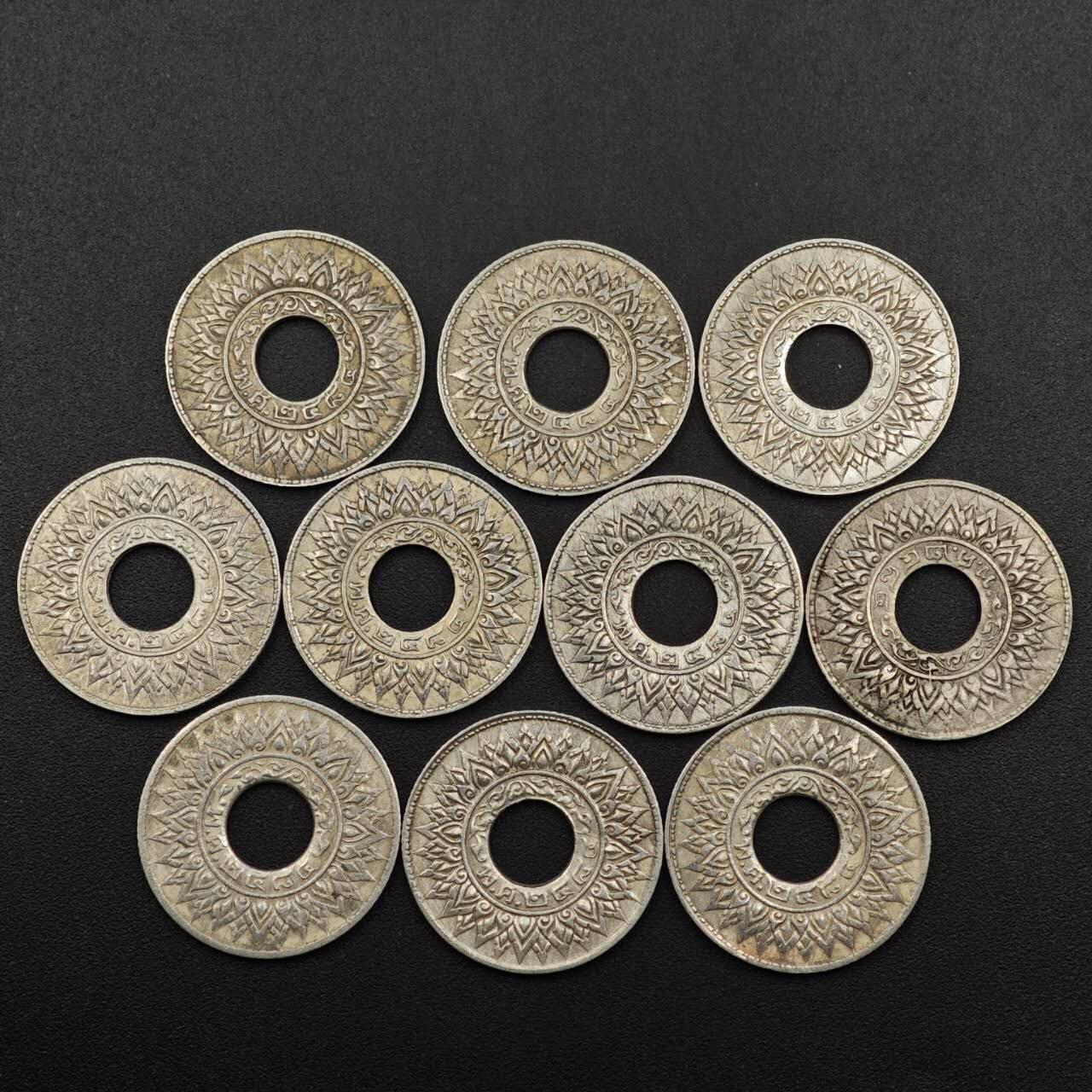 【淘币小摊】实时拍第八百八十六拍   散币场    每周一统一发货 泰国10萨当银币10枚