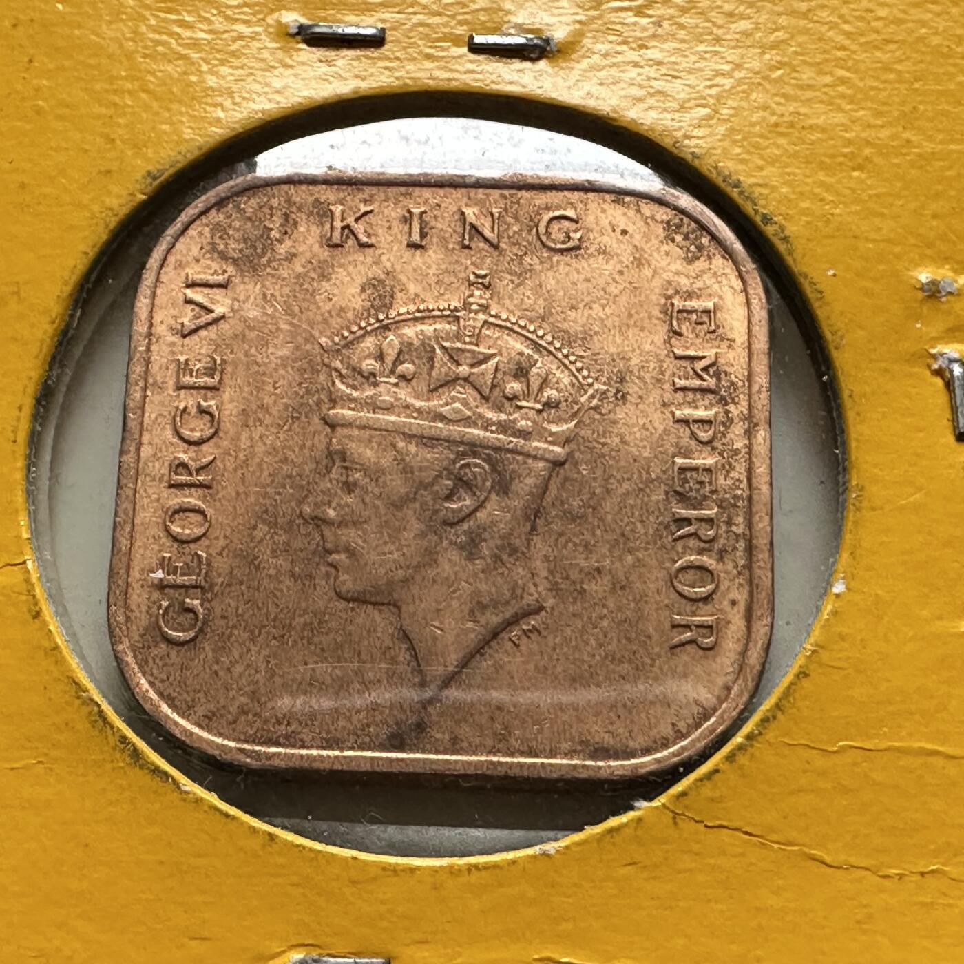 🌹外币初藏🌹🐯2026年第35场   每周二四六晚8️⃣点 接代拍 英属马来亚 1940年 乔治六世 1分 铜币