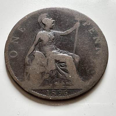 🌹外币初藏🌹🐯2026年第35场   每周二四六晚8️⃣点 接代拍 - 英国1896年一便士