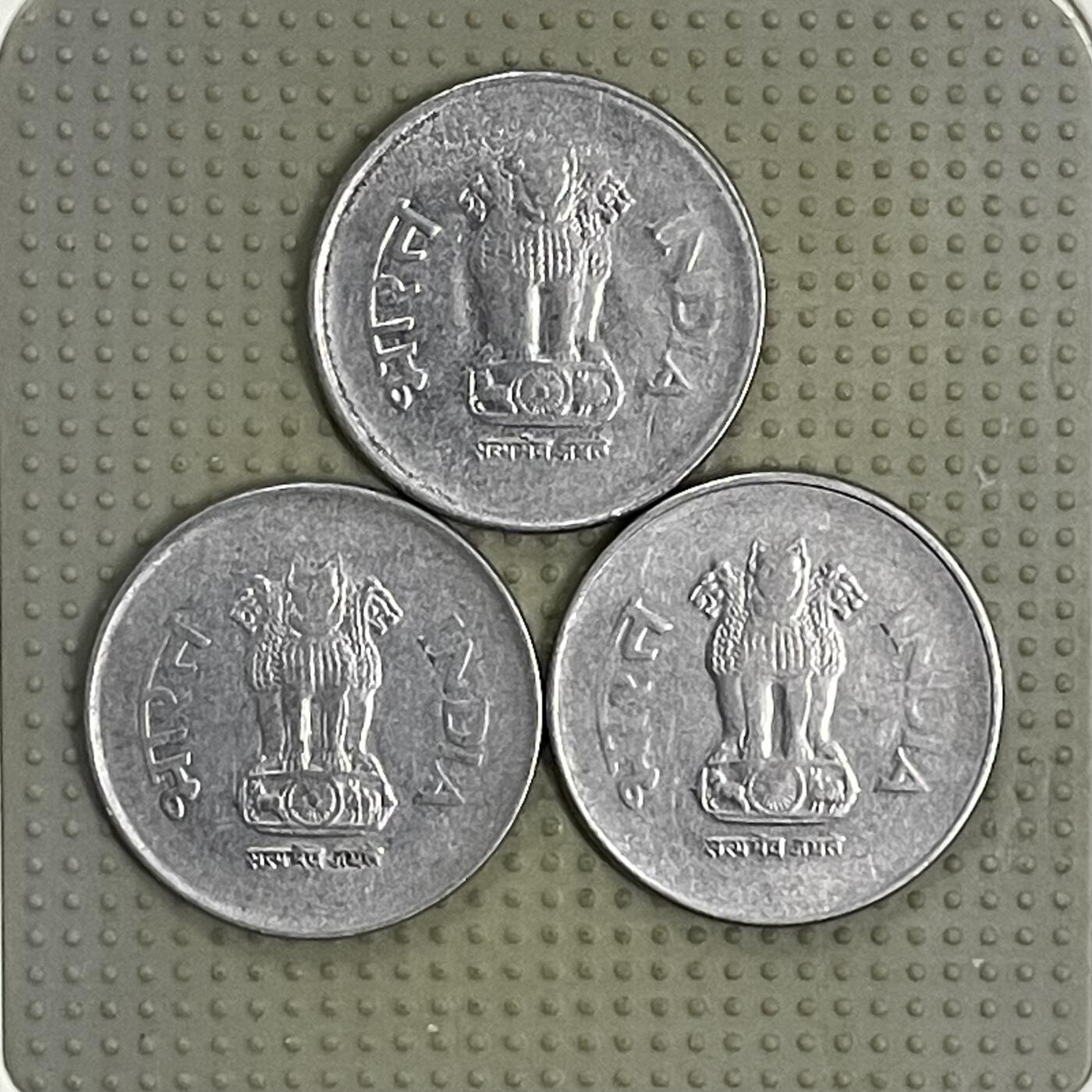 2026年第40场各国散币拍卖（总第190场） 印度1卢比3枚