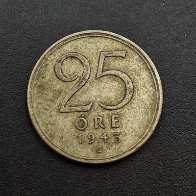 【淘币小摊】实时拍第八百八十五拍   小银币场    每周一统一发货 - 瑞典1943年25欧尔银币